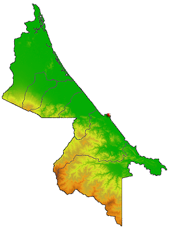 Map of Limón